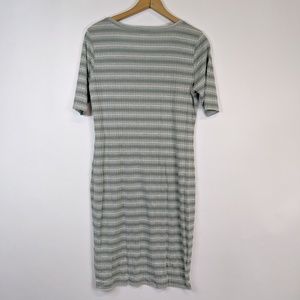 LuLaRoe Dresses - LuLaRoe striped Julia dress LuLaRoe Dresses - LuLaRoe striped Julia dress